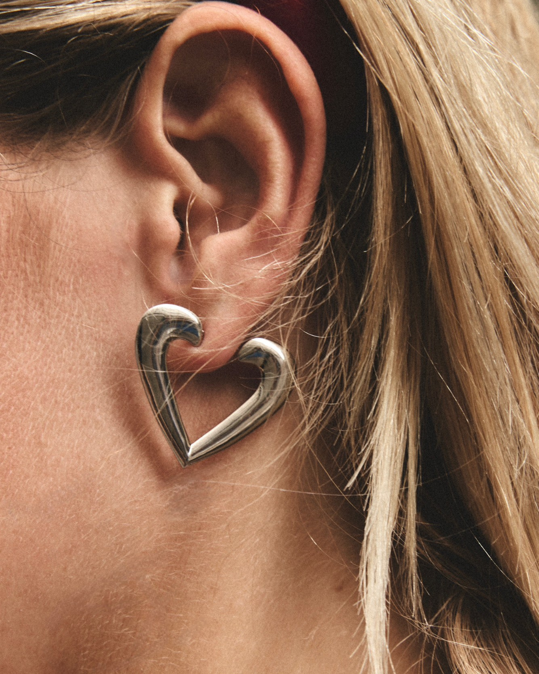 Boucles d'oreilles coeur Valentine