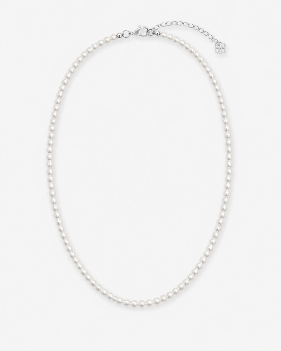 collier en perles d'eau douce argent massif 925