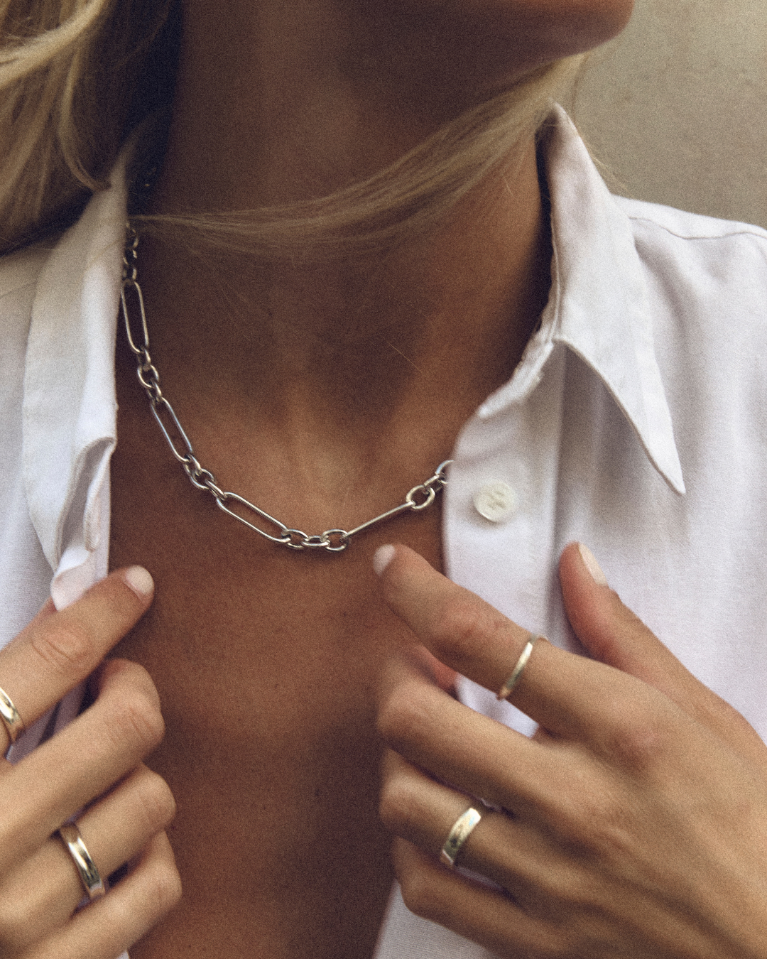 collier grosse maille