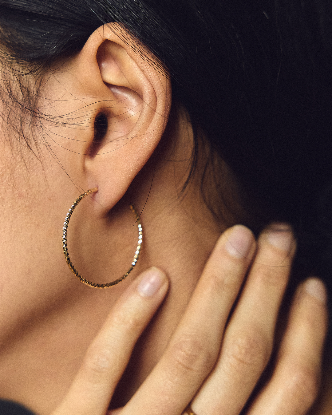 créoles torsadées or