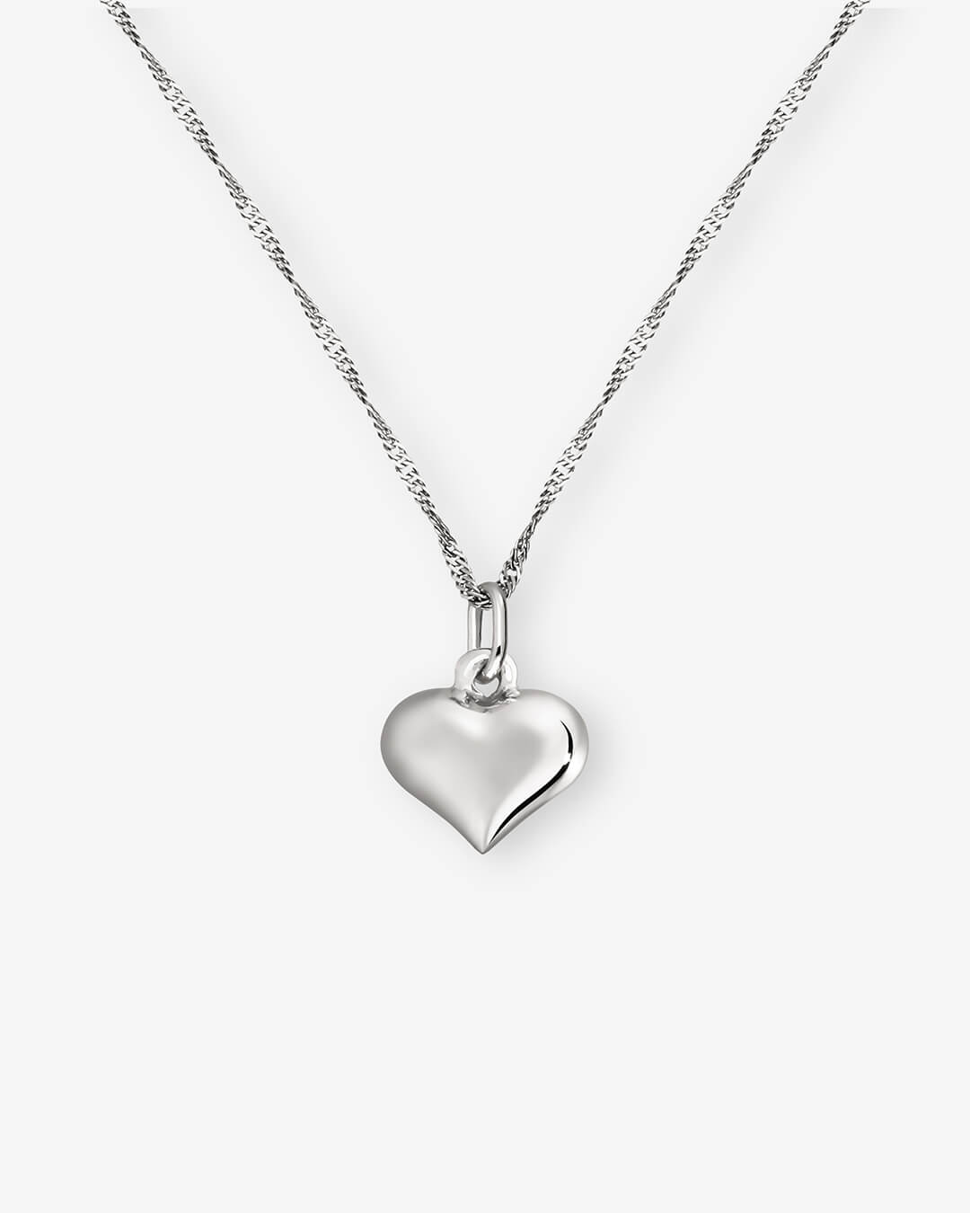 Collier Coeur Iseult Argent