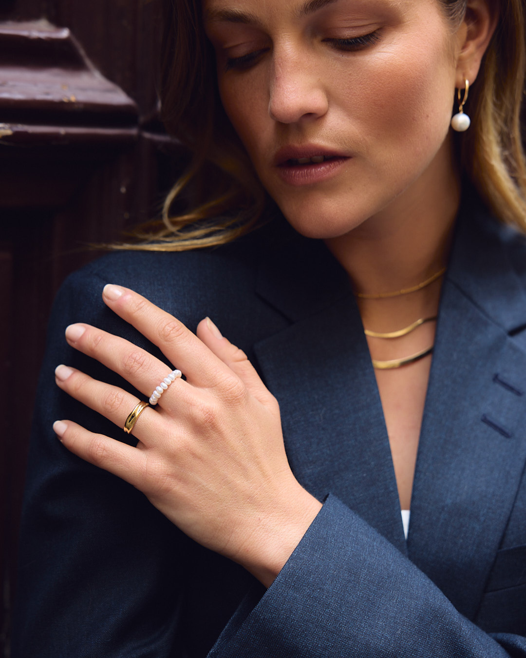 bague perles de culture