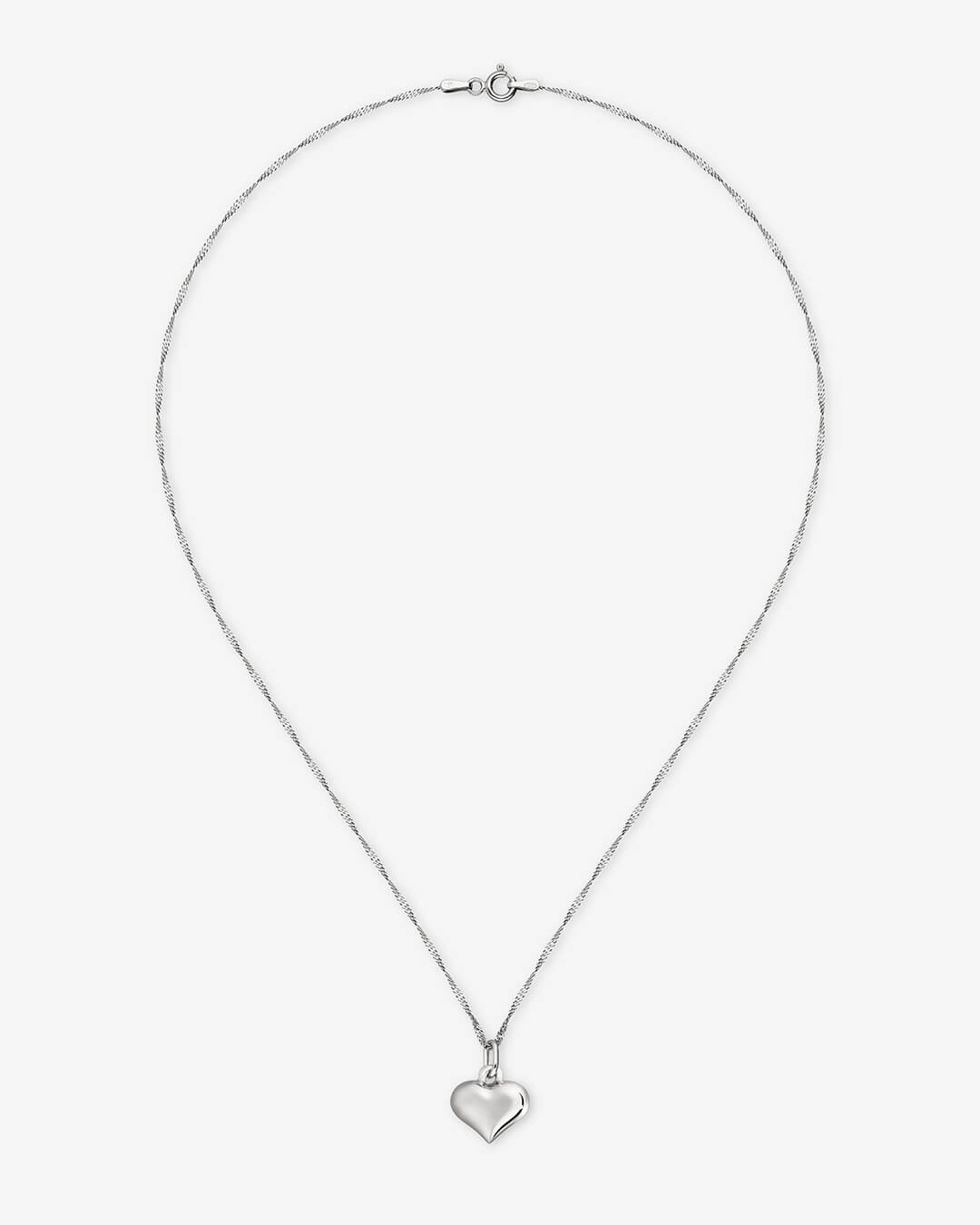 Collier Coeur Iseult Argent